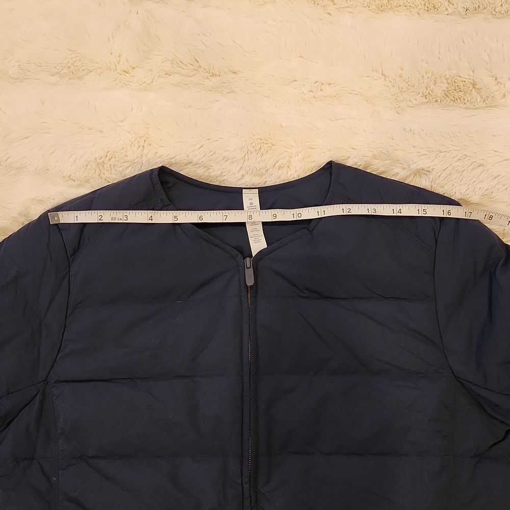 Lululemon Just Enough Puff Jacket in color Inkwell size 10 new no tag - Picture 14 of 16